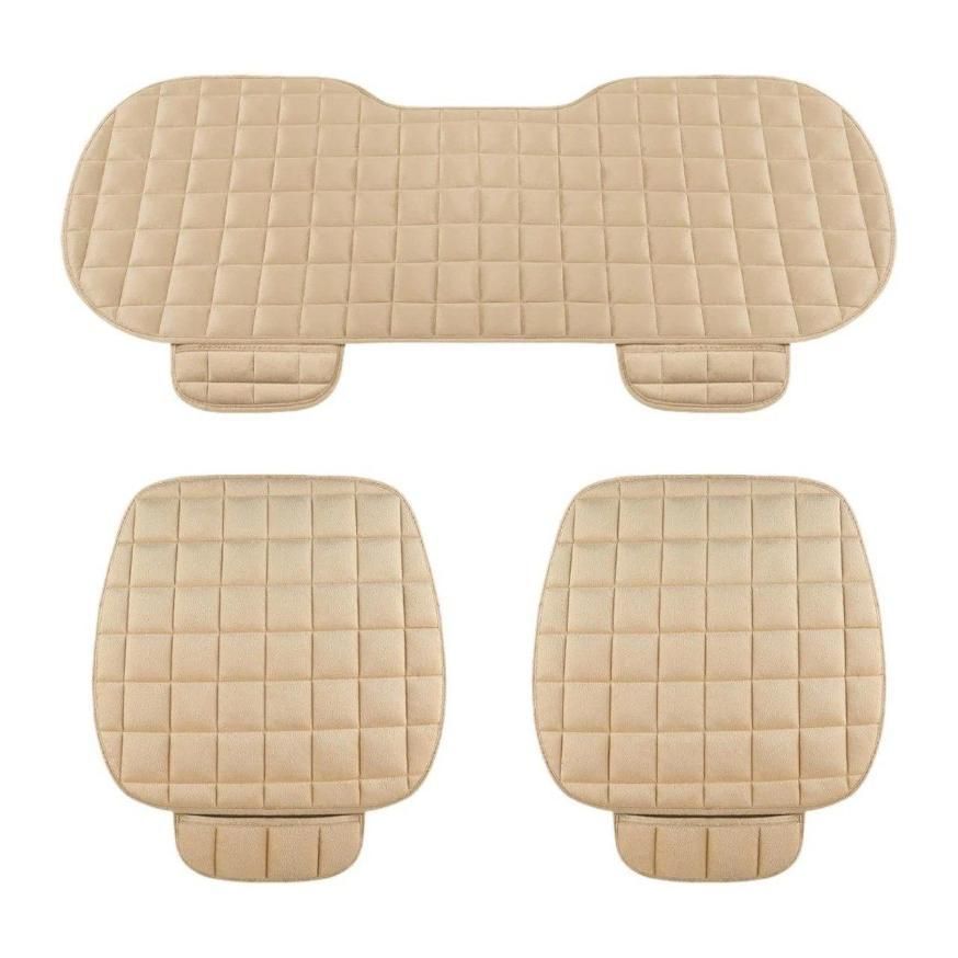 Universal All-Season Car Cushion Cover Set of 3 (Assorted Color)