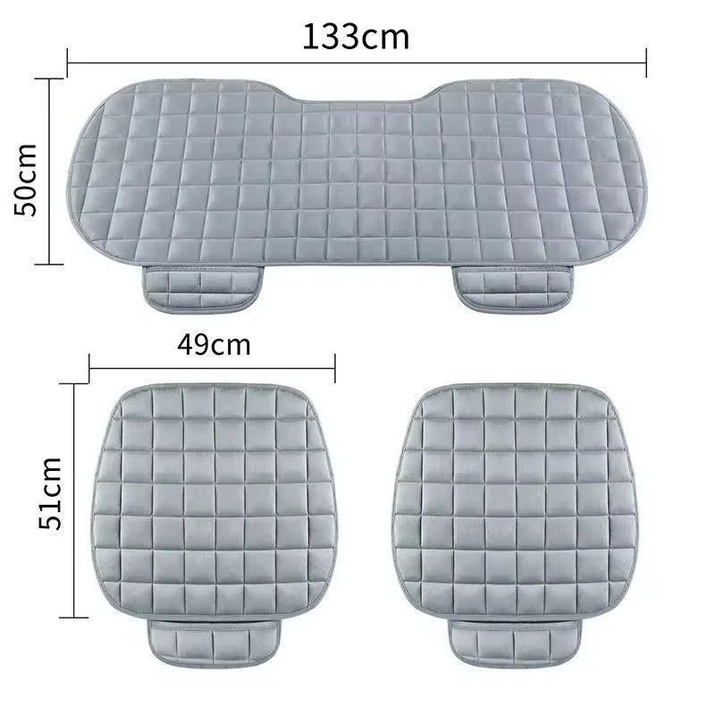Universal All-Season Car Cushion Cover Set of 3 (Assorted Color)