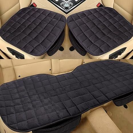 Universal All-Season Car Cushion Cover Set of 3 (Assorted Color)
