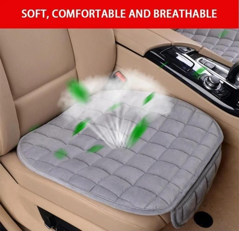 Universal All-Season Car Cushion Cover Set of 3 (Assorted Color)